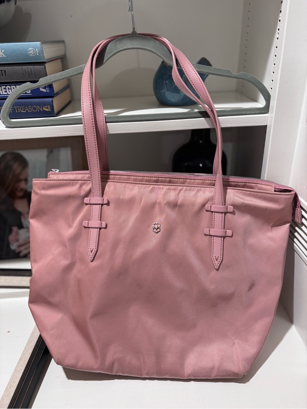 Victorinox Dusty Pink Tote with Dual Shoulder Straps